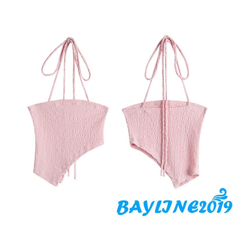 Áo Croptop Hai Dây Màu Sắc Thời Trang Cho Nữ