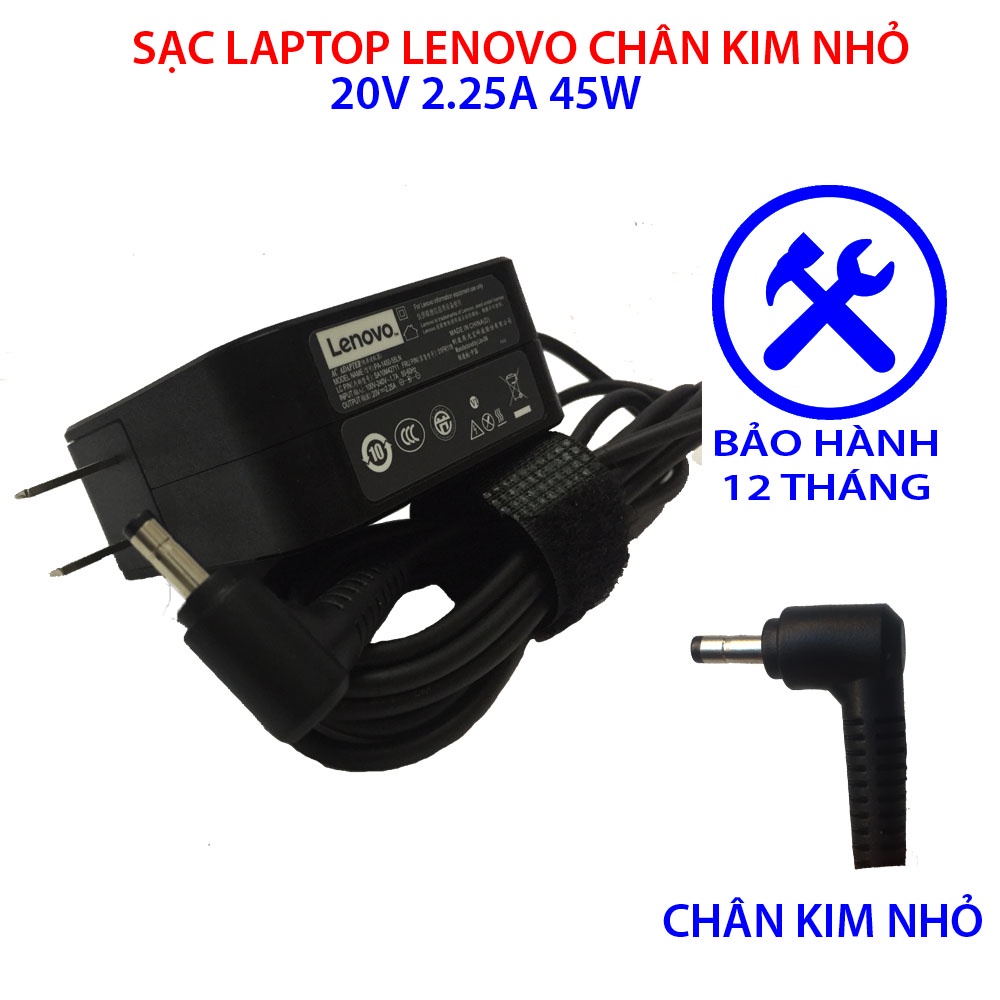 Sạc LENOVO chân kim nhỏ dùng cho Laptop LENOVO Ideapad