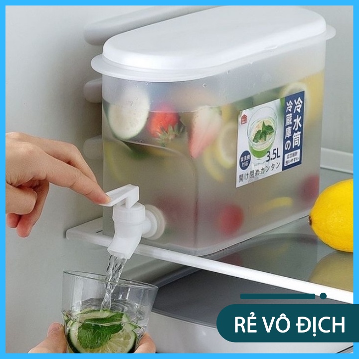 Chia sẻ: B Đựng Nước Có Vòi 3,5L Để Tủ Lạnh Tiện Lợi - Bình Đựng Nước Cao Cấp