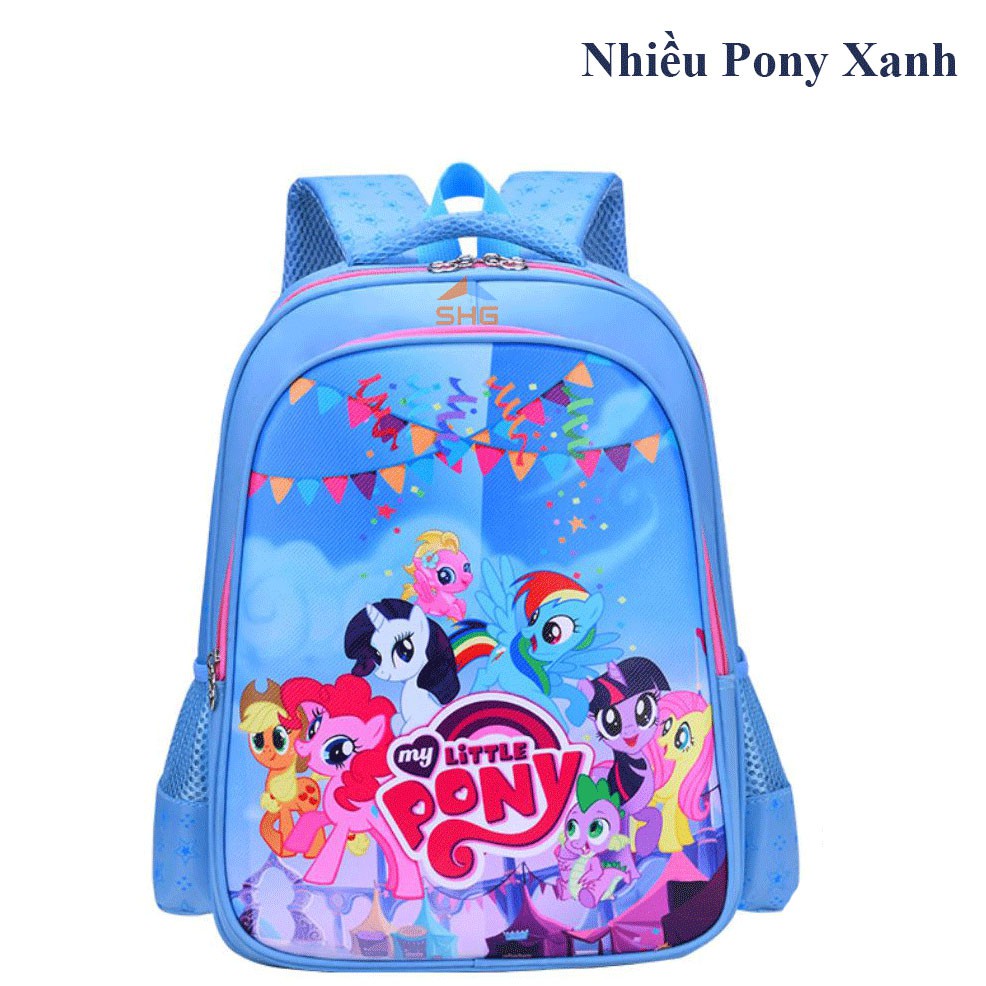 (MUA LẺ GIÁ SỈ) BALO HỌC SINH TIỂU HỌC 2 NGĂN LỚN PONY, ELSA, KITTY CHO BÉ GÁI