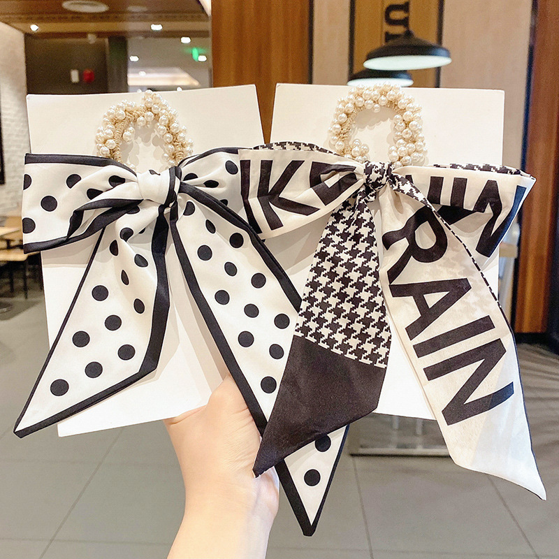 Dây Buộc Tóc Có Chi Tiết Nơ Thời Trang Xinh Xắn Cho Nữ