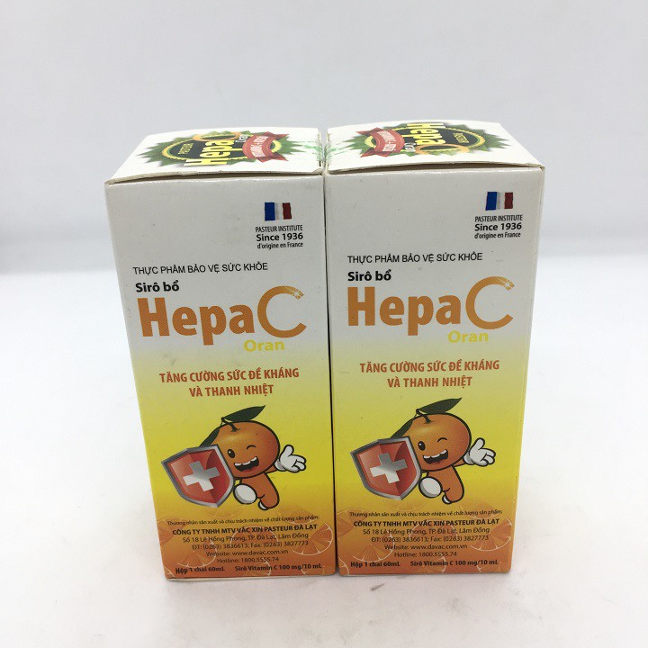 Siro HepaC ORAN Tăng cường sức đề kháng và thanh nhiệt