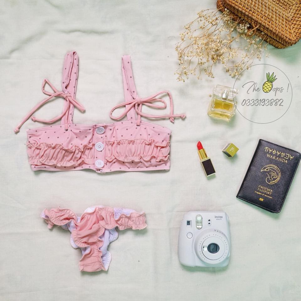 BIKINI 2 mảnh sexy họa tiết cherry/chấm bi