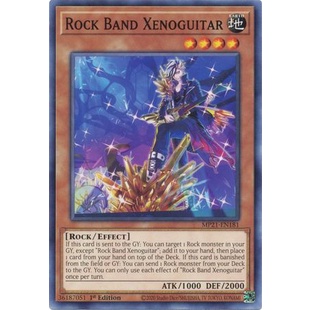 Thẻ bài Yugioh - TCG - Rock Band Xenoguitar / MP21-EN181'