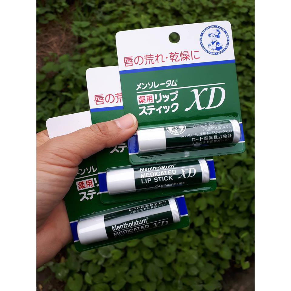 ( MUA 1 TẶNG 1 ) Son Dưỡng Mềm Môi Rohto Mentholatum Medicated Lip Stick XD