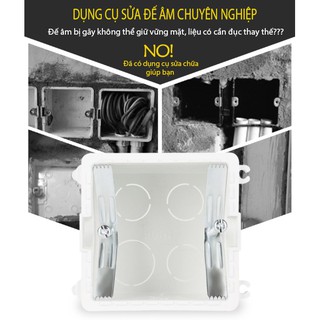 {10 chiếc} Dụng cụ dạng thanh loại 86 sửa đế âm Vuông vỡ CNBV