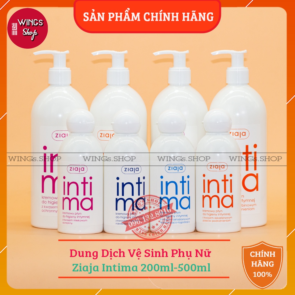 Dung Dịch Vệ Sinh Phụ Nữ Ziaja Intima 200ml | Hàng chính hãng