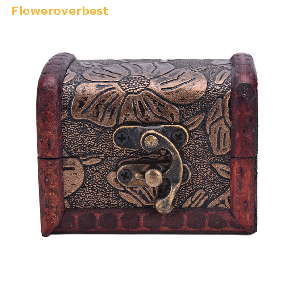 Fobvn Hộp Gỗ Đựng Trang Sức Vintage Bán Chạy