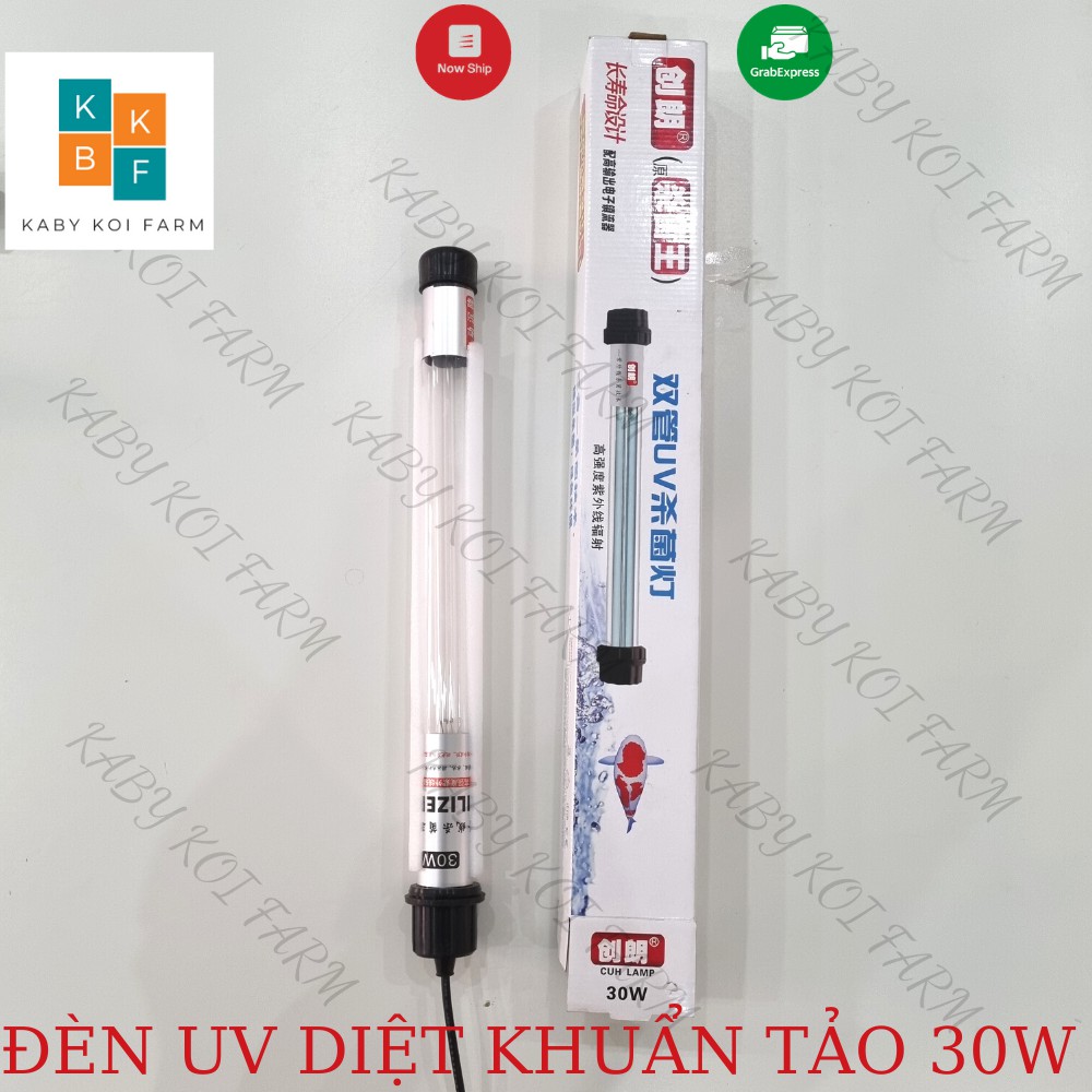 Đèn UV 2 bóng diệt tảo, khuẩn có hại dành cho hồ cá lớn công suất 20W, 30W ,40W ,60W ,100W (tự Chìm)