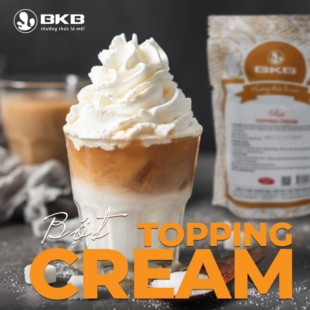 Bột Topping Cream BKB thay rich 500gr