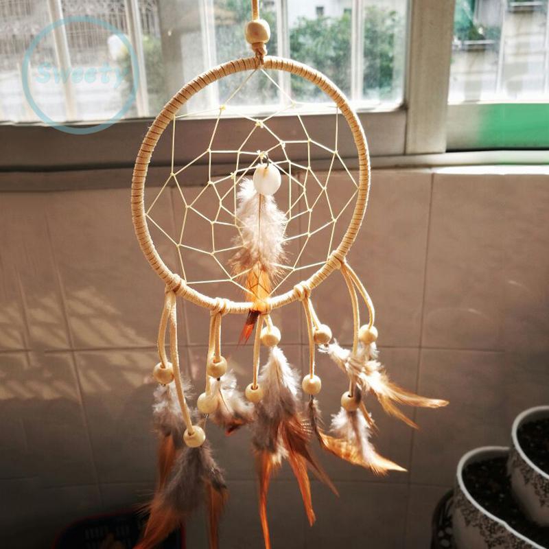 Bộ dụng cụ làm Dreamcatcher trang trí có 4 màu tự làm sáng tạo