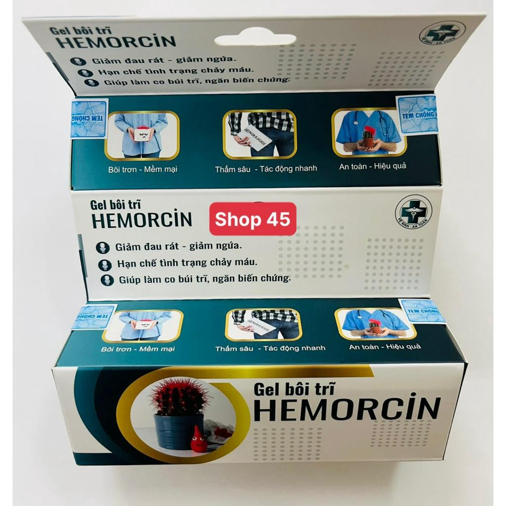 Gel bôi trĩ HEMORCIN 20g