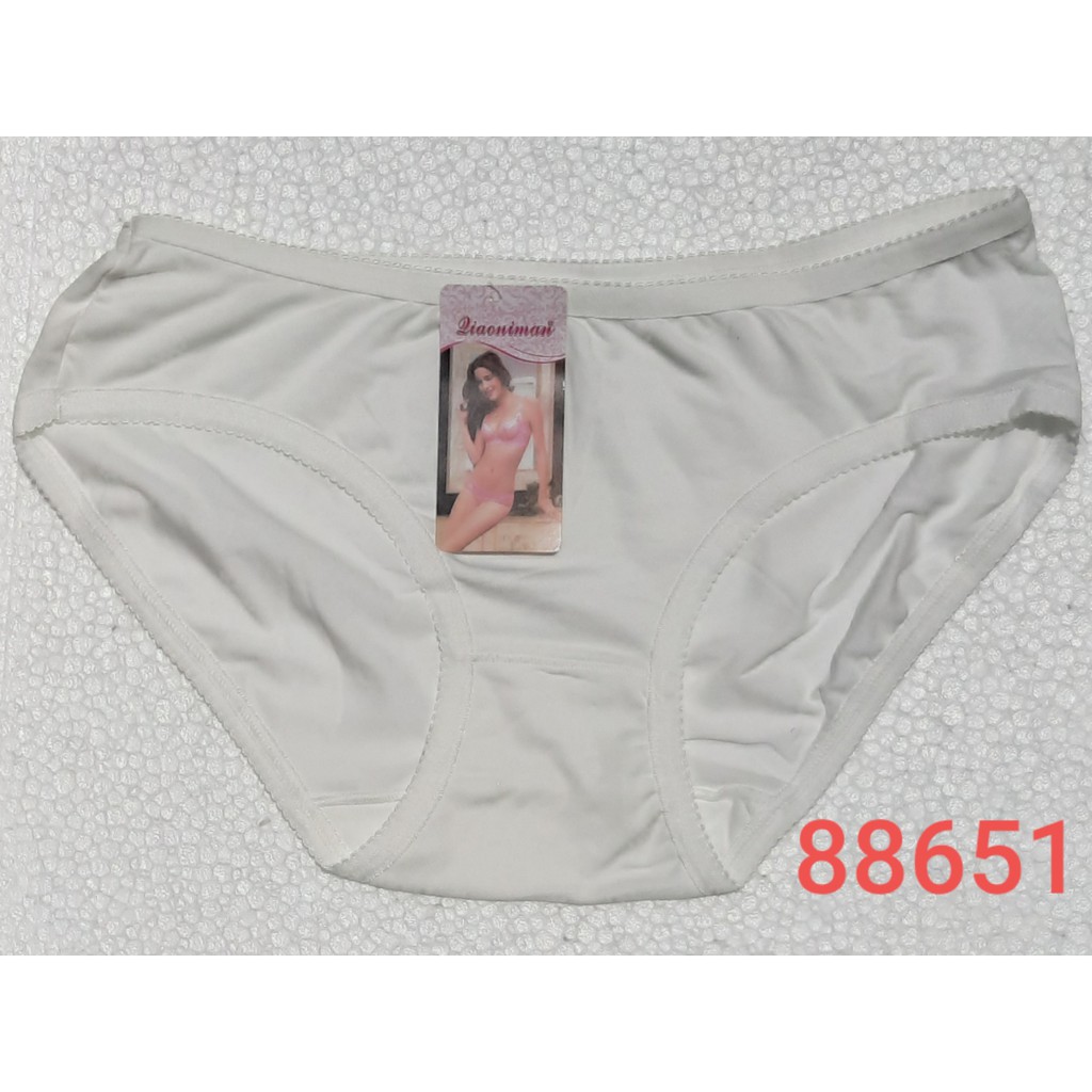 10 Quần lót nữ Thái Lan (Màu Trắng và nhiều màu ) 100% Thun Cotton