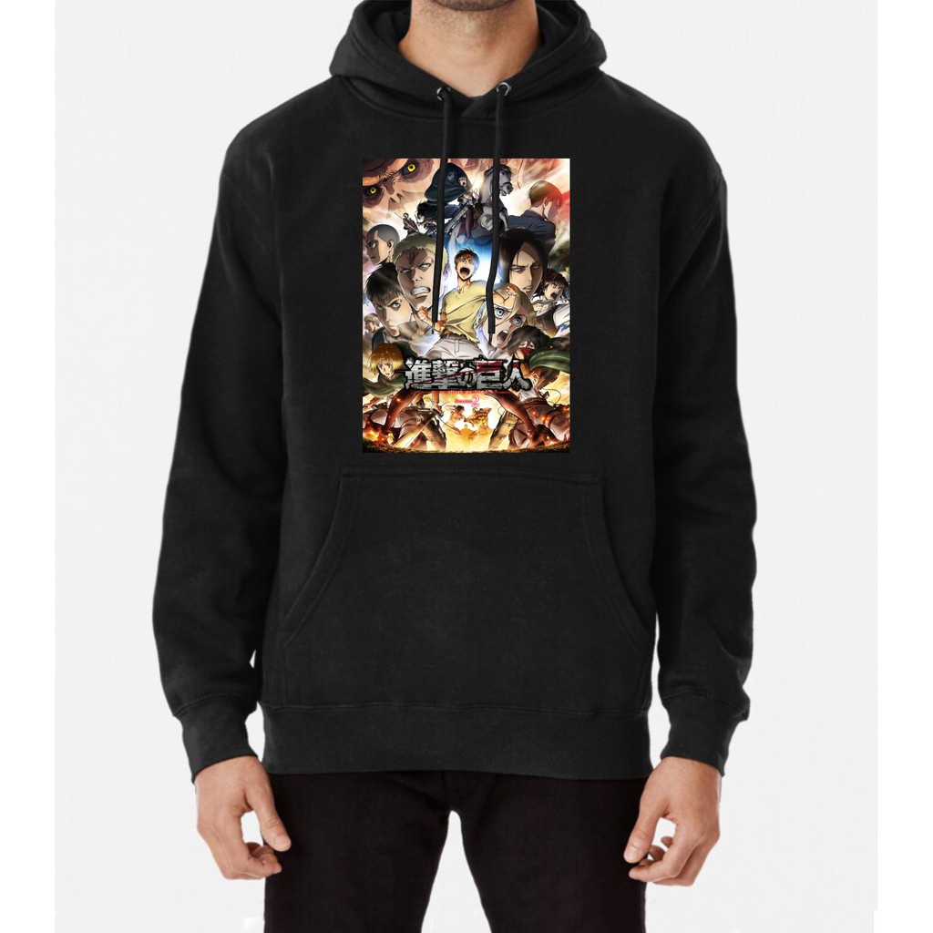 Áo Hoodie In Hình Attack On Titan Shingeki No Kyojin Season 2