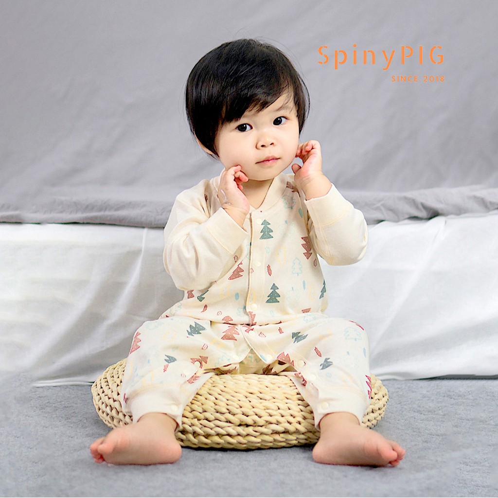 Quần áo sơ sinh 0-3 tuổi 100% COTTON HỮU CƠ TỰ NHIÊN không chất tẩy nhuộm bộ body thu đông cho bé siêu đáng yêu