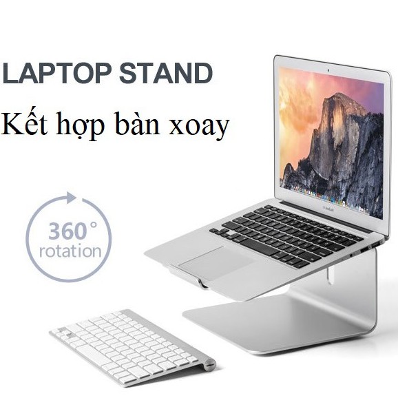 Đế nâng Laptop stand xoay 360 độ AP2 UP nhôm nguyên khối tản nhiệt