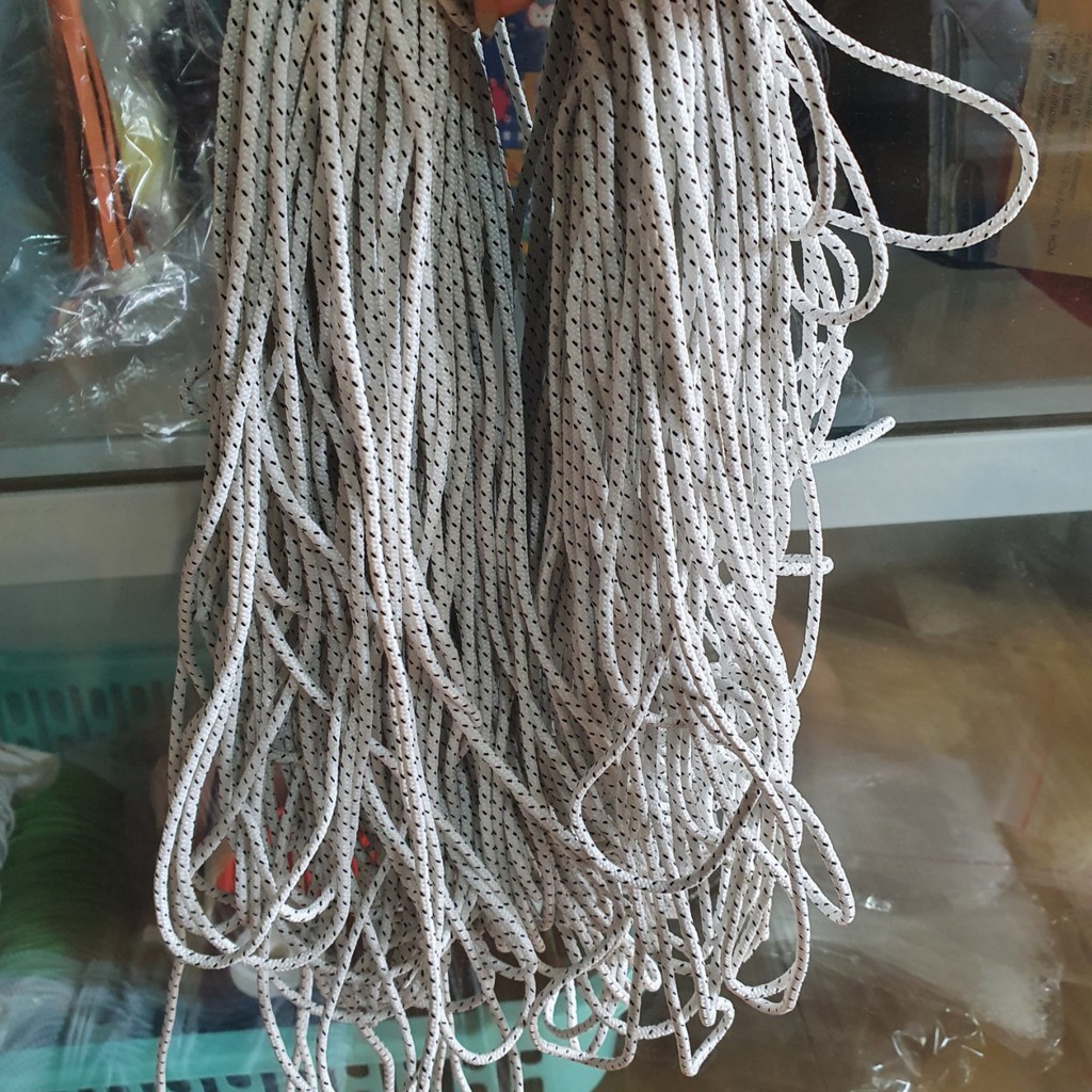 Dây dù cuộn 5m dày 2,7mm giá rẻ để cột đồ, đan ghế, trang trí