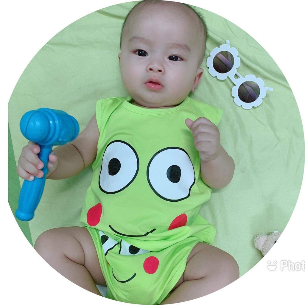 Lyvyshop - Combo 02 bộ chíp cotton 04 chiều bé trai, bé gái 07-15kg