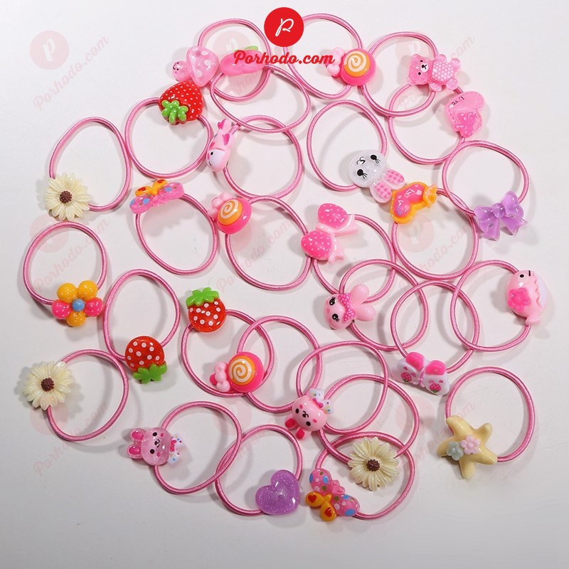 Chun Buộc Tóc Cho Bé Phong Cách Hàn Quốc Nhiều Hình Xinh Xắn Cực Dễ Thương