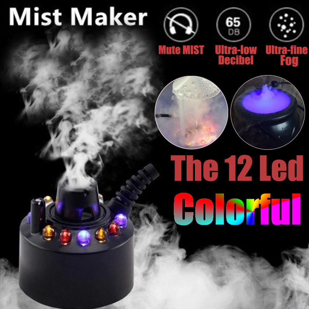 Máy Tạo Khói 12 Đèn Led