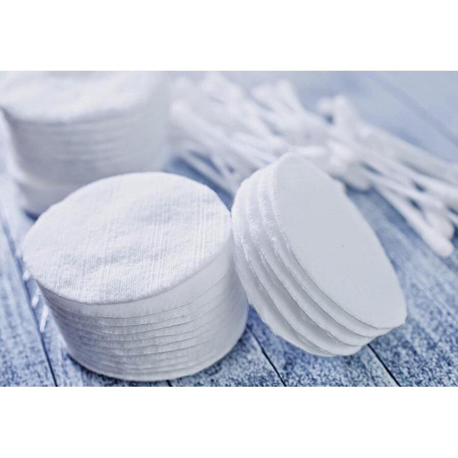 Bông Tẩy Trang Anh Quốc - Mềm Mại Không Tẩy SIMPLY Cotton Round Cosmetics Pad 500s (500 miếng)
