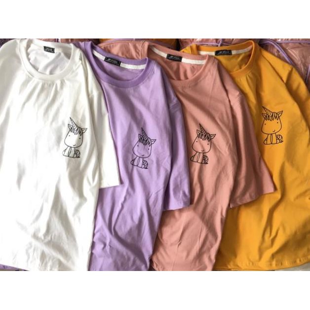 [R04][HÌNH THẬT] Áo thun nữ nam unisex căp đôi áo phông nữ tay lỡ kì lần Unicorn hàng đẹp mẫu mới-BT033 | BigBuy360 - bigbuy360.vn