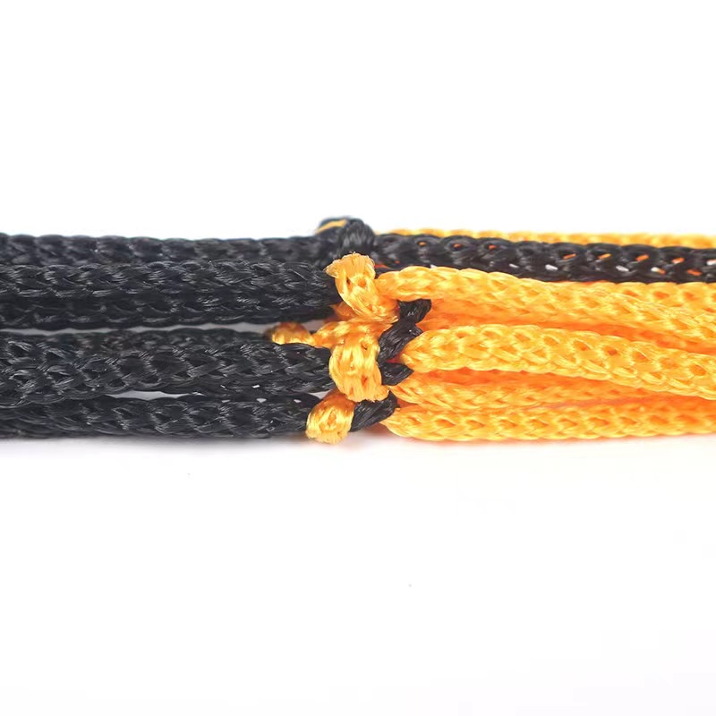 Bộ Đồ Chơi Bóng Rổ Bóng Rổ/Bóng Đá/Bóng Rổ Bỏ Túi Bằng Nylon Dệt Tay Màu Vàng Và Đen