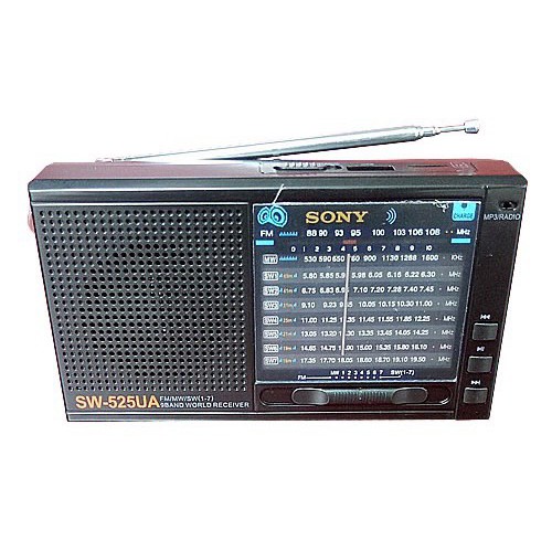 Đài Radio SW-525U ⚡FREE SHIP⚡ Dạng Bỏ Túi , Nghe Được 8 Băng Tần .Thiết Kế Cực Đẹp , Dễ Dùng , Bắt Sóng Cực Nhạy