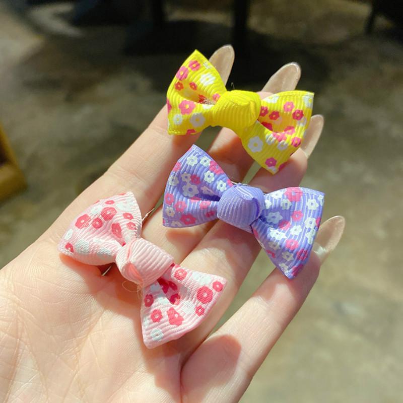 Set 10 Kẹp Tóc Nơ Dễ Thương Cho Bé Gái