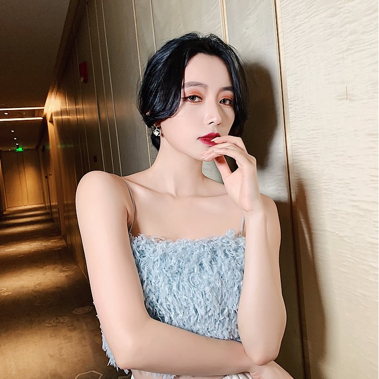 Bông Tai Mạ Bạc 925 Đính Đá Zircon Sang Trọng Cho Nữ / Khuyên tai