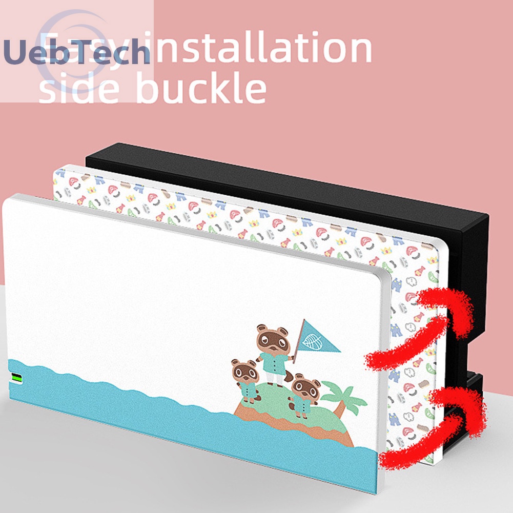 Vỏ bọc bảo vệ Uebtech họa tiết hoạt hình cho Nintendo Switch Dock
