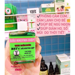 DẦU KHUYNH DIỆP MỸ CHO BÉ