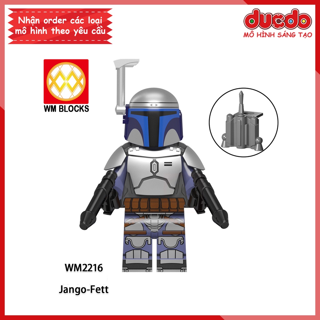 Minifigures các nhân vật trong Star Wars tuyệt đẹp - Đồ chơi Lắp ghép Xếp hình Mini Mô hình WM WM6122