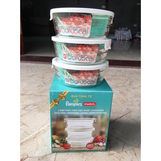 Thố thủy tinh lock & lock tròn llg821 - 340ml