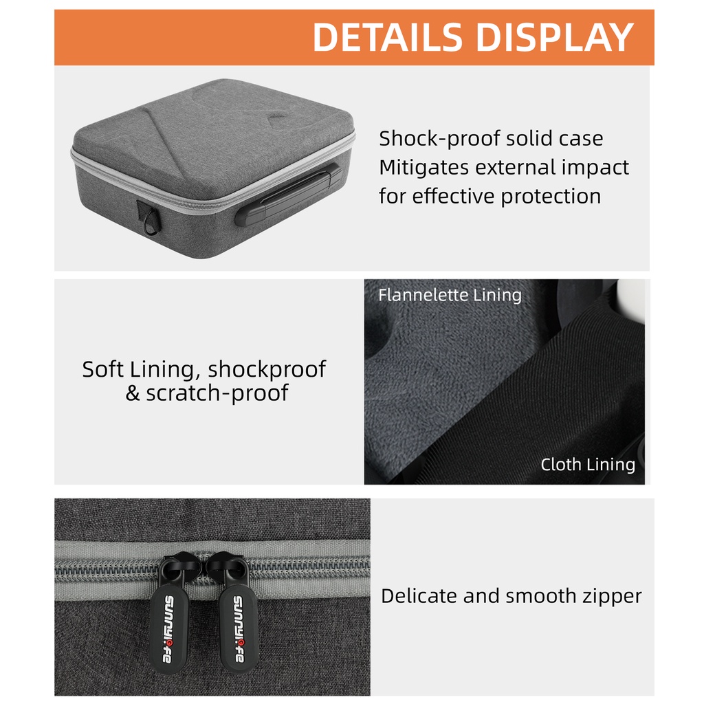 Sunnylife Hộp Đựng Điều Khiển Từ Xa Cho DJI MAVIC MINI 3 PRO Drone