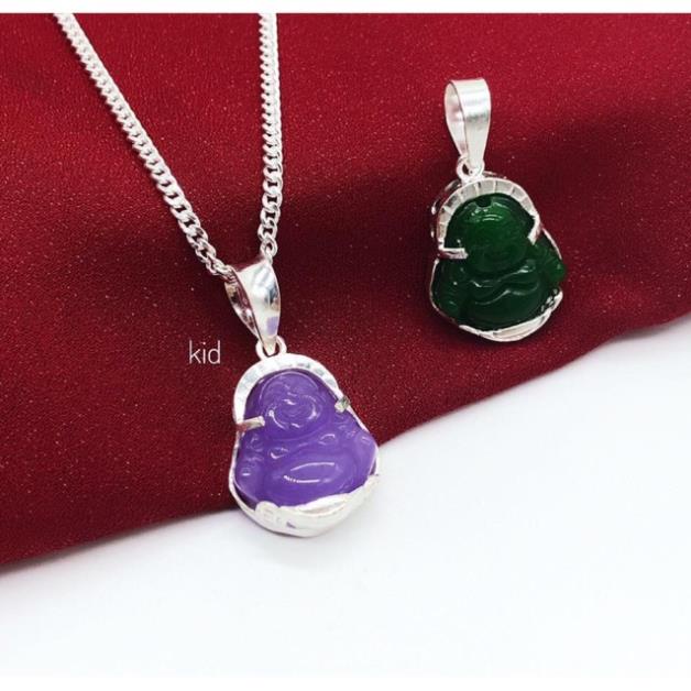 Dây chuyền cho bé mặt phật bạc ta nguyên chất chính hãng- Bạc Kim Hưng