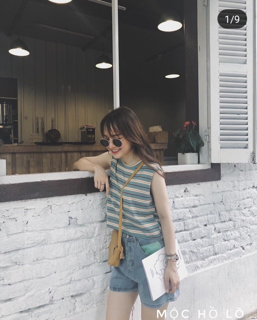 Áo tanktop kẻ siêu hót | BigBuy360 - bigbuy360.vn