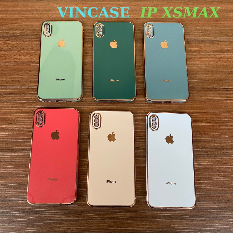 Ốp Lưng Iphone Viền Vuông Iphone 12 -  Logo Táo Viền Si Sang Trọng 6splus/7plus/8plus/xs/xsmax/11/11promax-Vincase