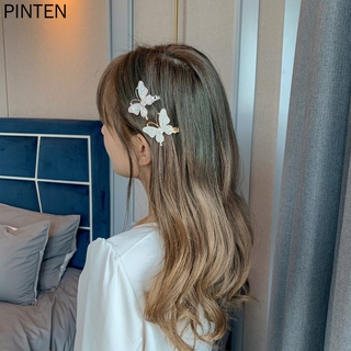 Kẹp Tóc Hình Bướm Đính Đá Dễ Thương Cho Nữ