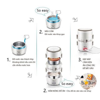 HỘP CƠM ĐIỆN 3 TẦNG BEAR DFH-S2358