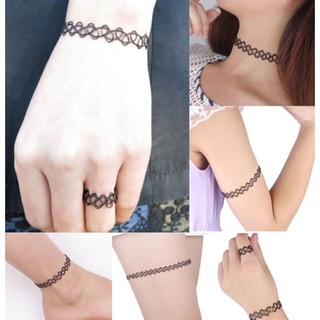 Bộ vòng tattoo choker (3 món)