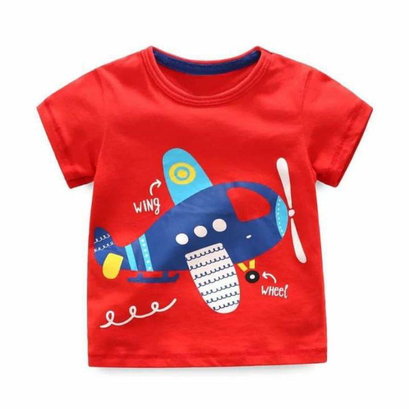 [ Mềm Mát] Áo Thun Phông 100% Cotton Cho Bé Trai LOMITOO.