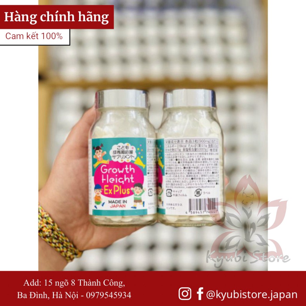 Viên uống hỗ trợ tăng chiều cao GROWTH HEIGHT EX PLUS Nhật Bản