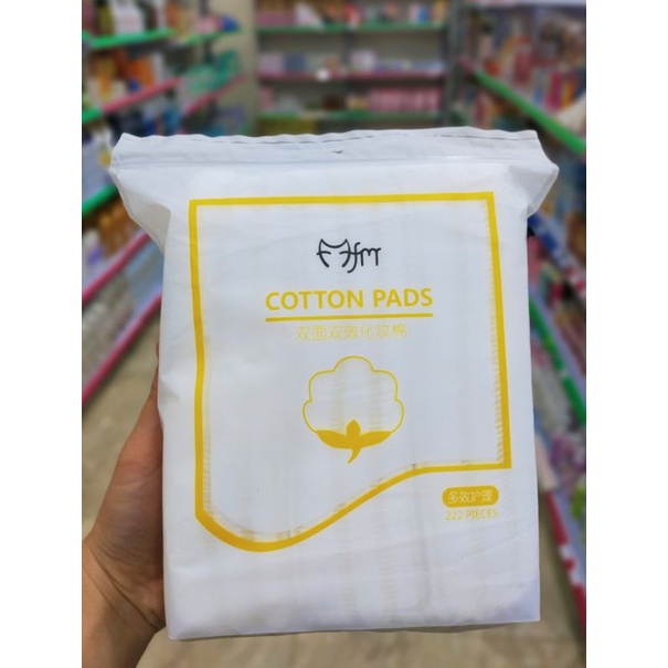 Gói Bông tẩy trang 3 lớp cotton pads 222 miếng