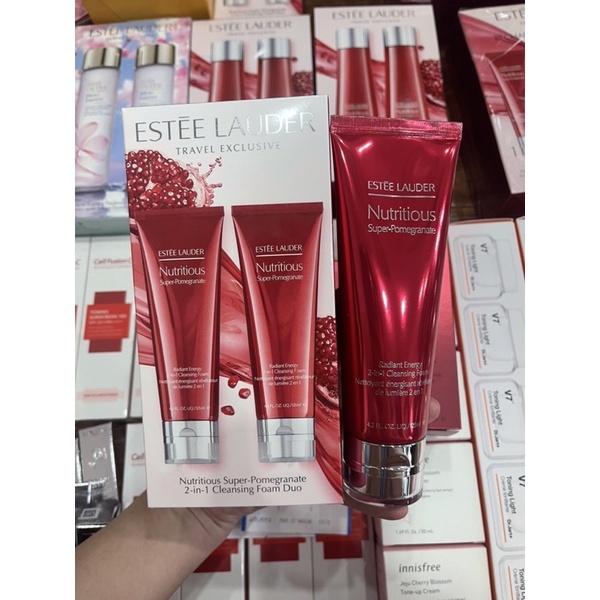 Bộ chăm sóc da Estee lauder lựu đỏ
