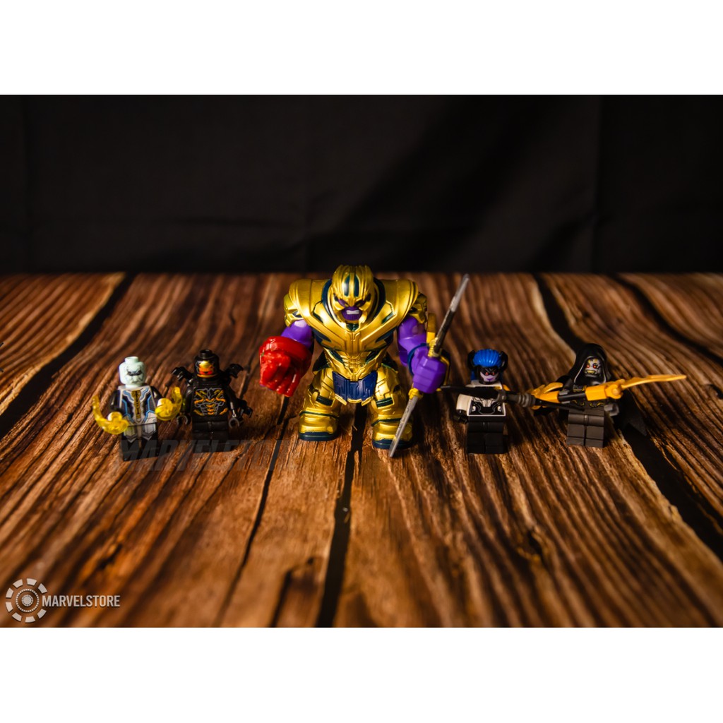 lego Thanos mô hình Marvel bộ sưu tập mini figure