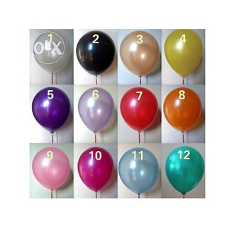 Bộ 100 Bong Bóng Bay Hình Tròn - Bong Bóng Balloon Nhiều Màu