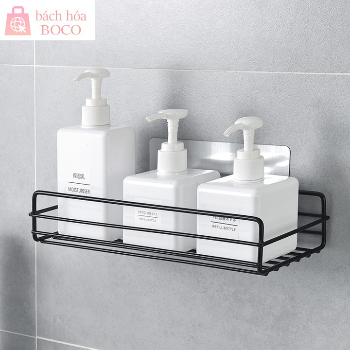 Kệ để đồ phòng tắm dán tường kim loại chắc chắn cao cấp