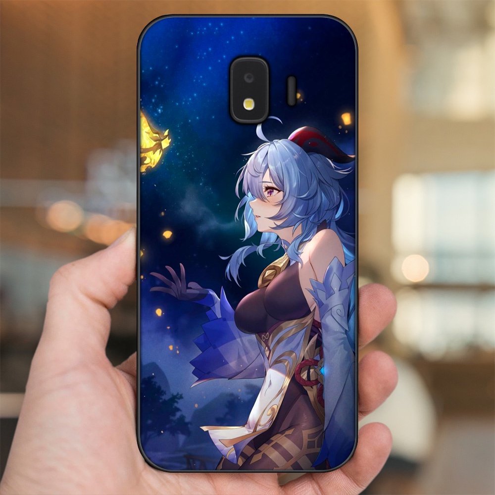 Ốp lưng Samsung J2 Core, J2 Pro 2018 viền đen in hình Ganyu Genshin Impact