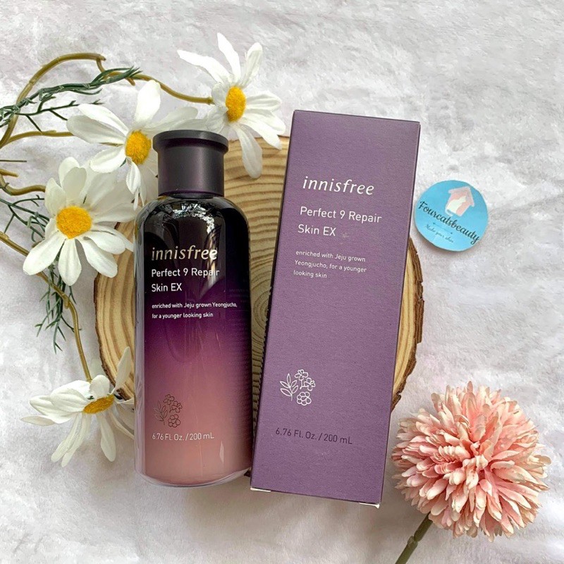 Nước Hoa Hồng 9 Tác Động Chống Lão Hóa Da Hiệu Quả Innisfree Perfect 9 Repair Skin EX 200ml